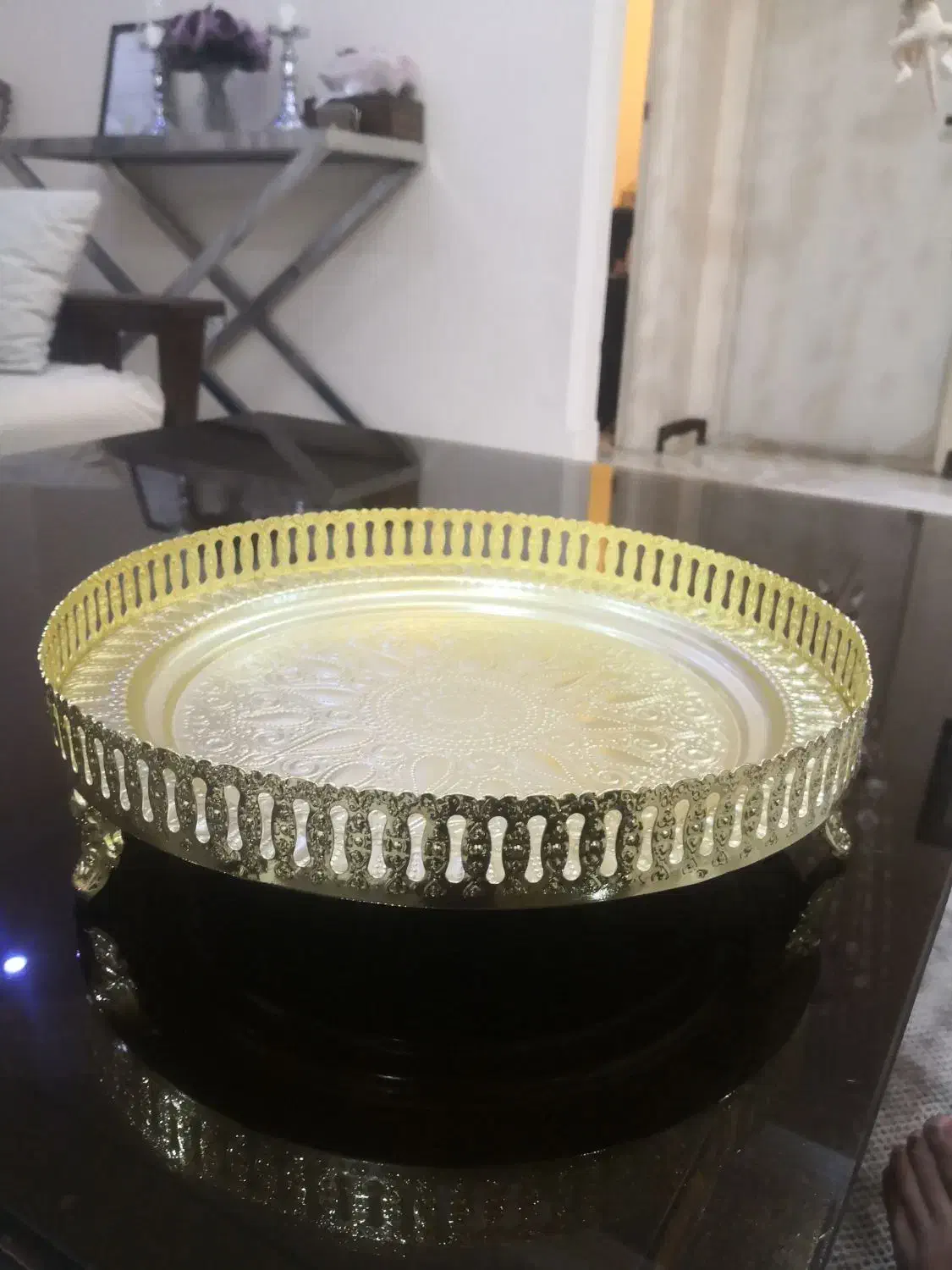 سینی چای ظرف کیک قندون|ظروف سرو و پذیرایی|تهران, اباذر|دیوار