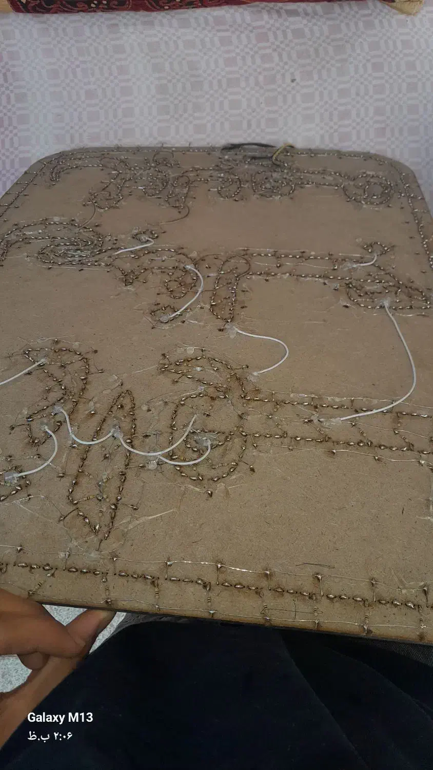 تابلو LED|ریسه و چراغ تزئینی|خمینیشهر, |دیوار