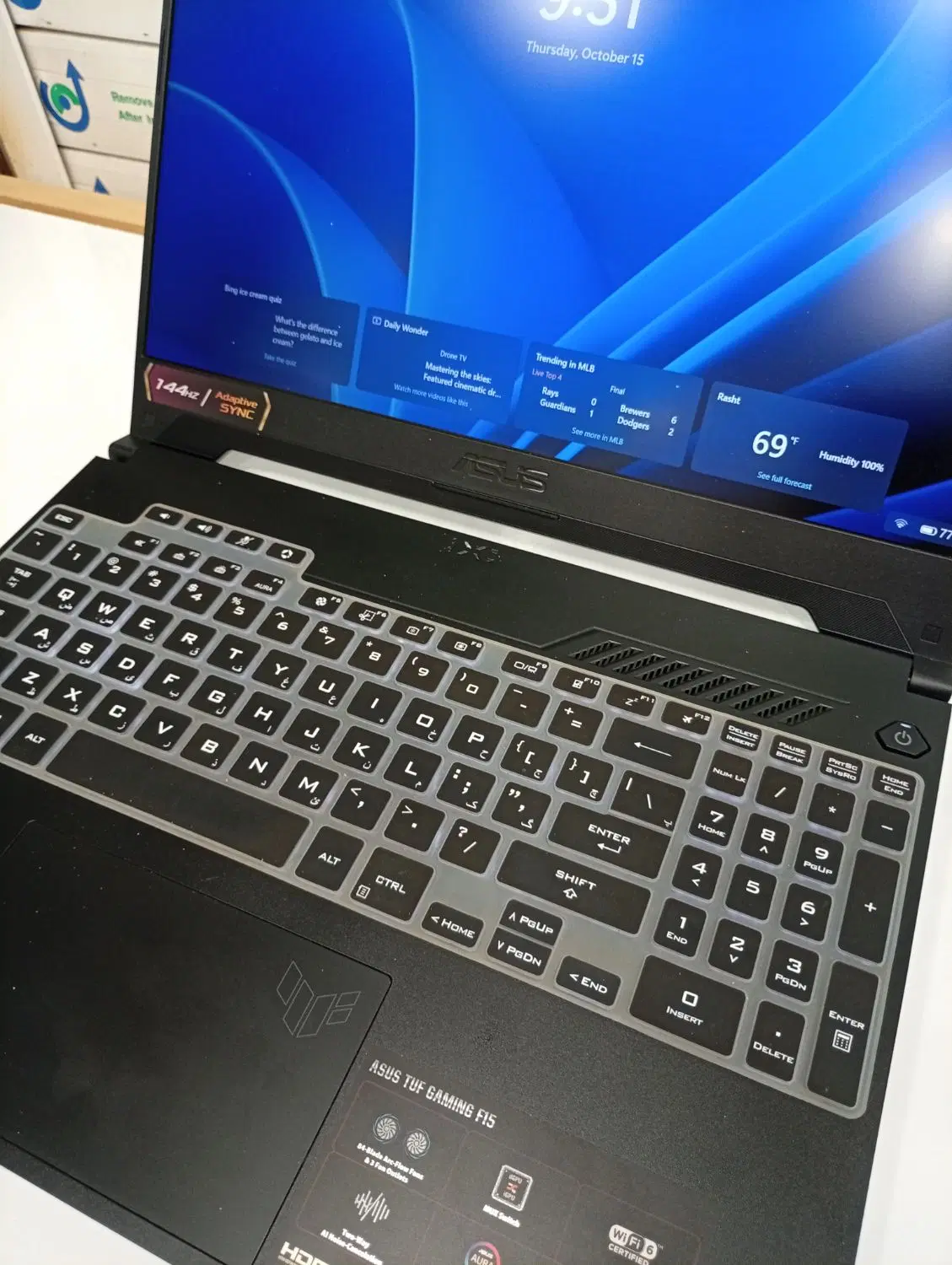 ASUS TUF F15 Gaming|رایانه همراه|رشت, معلم|دیوار