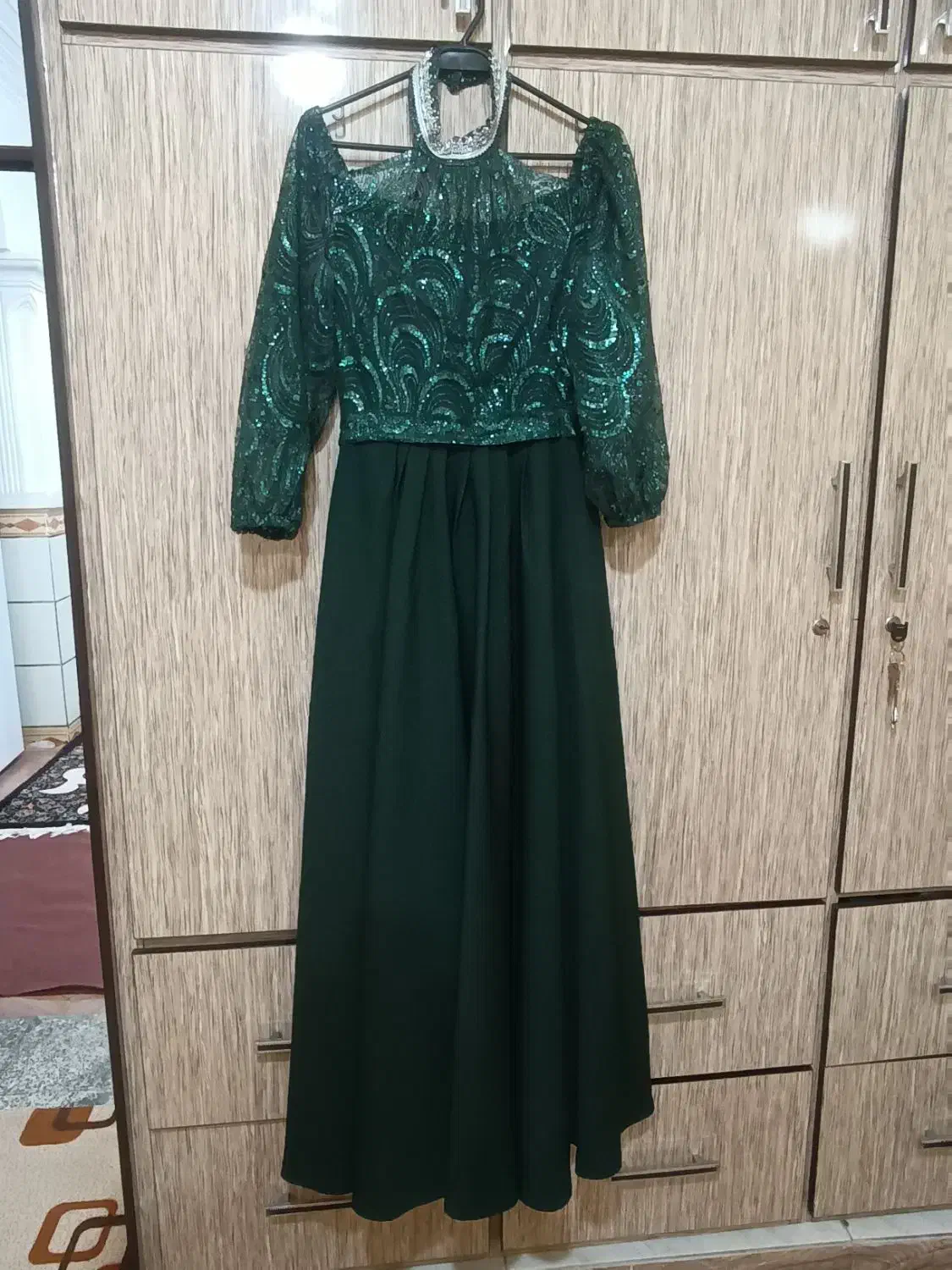 لباس مجلسی سبز|لباس|امیدیه, |دیوار