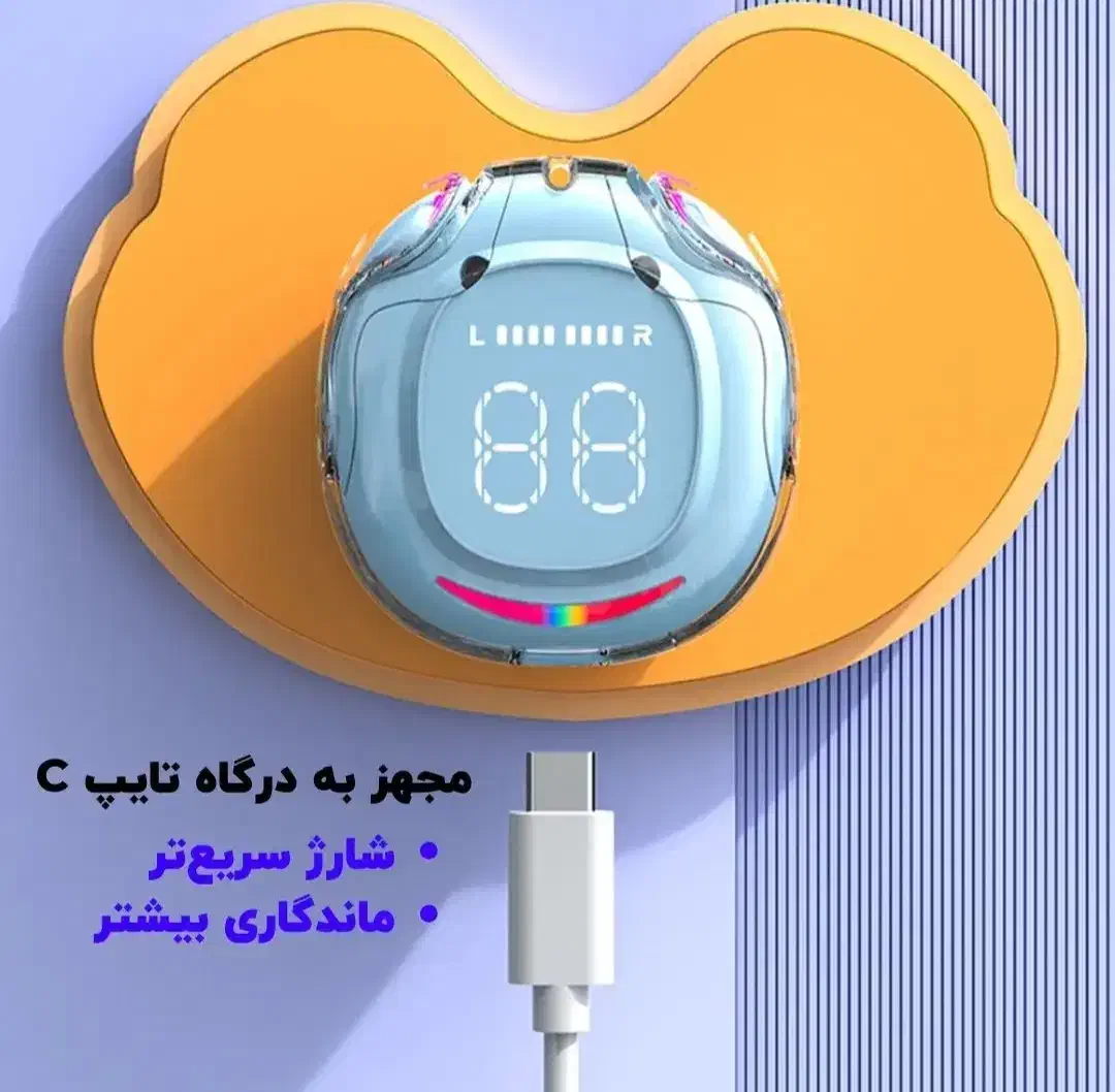 هدفون بلوتوثی مدل RC-TWS V5.4|لوازم جانبی موبایل و تبلت|مرند, |دیوار