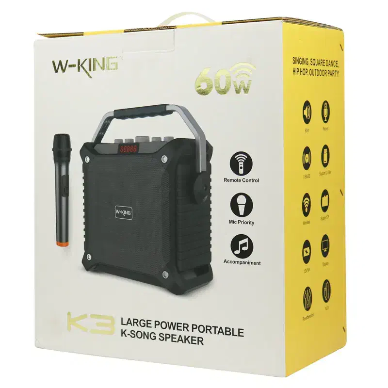 اسپیکر w.king k3 درحد نو 60 وات کیفیت فوقالعاده|سیستم صوتی خانگی|مشهد, ایثارگران|دیوار