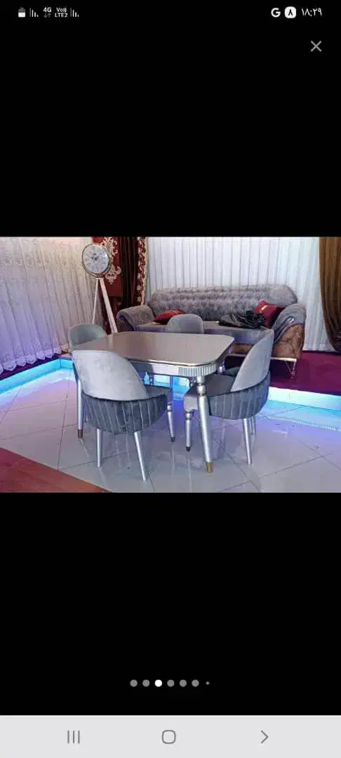 654 .میز نهار خوری چوب روسی تولیدی انصاری ...208|میز و صندلی غذاخوری|دوگنبدان, |دیوار