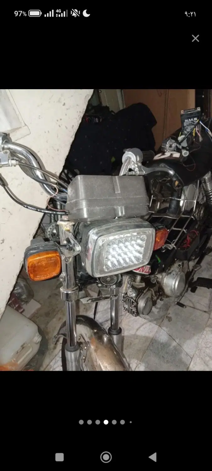 موتور هندا 70سالم با یک هندل روشن میشه|موتورسیکلت|مشهد, گلشور|دیوار