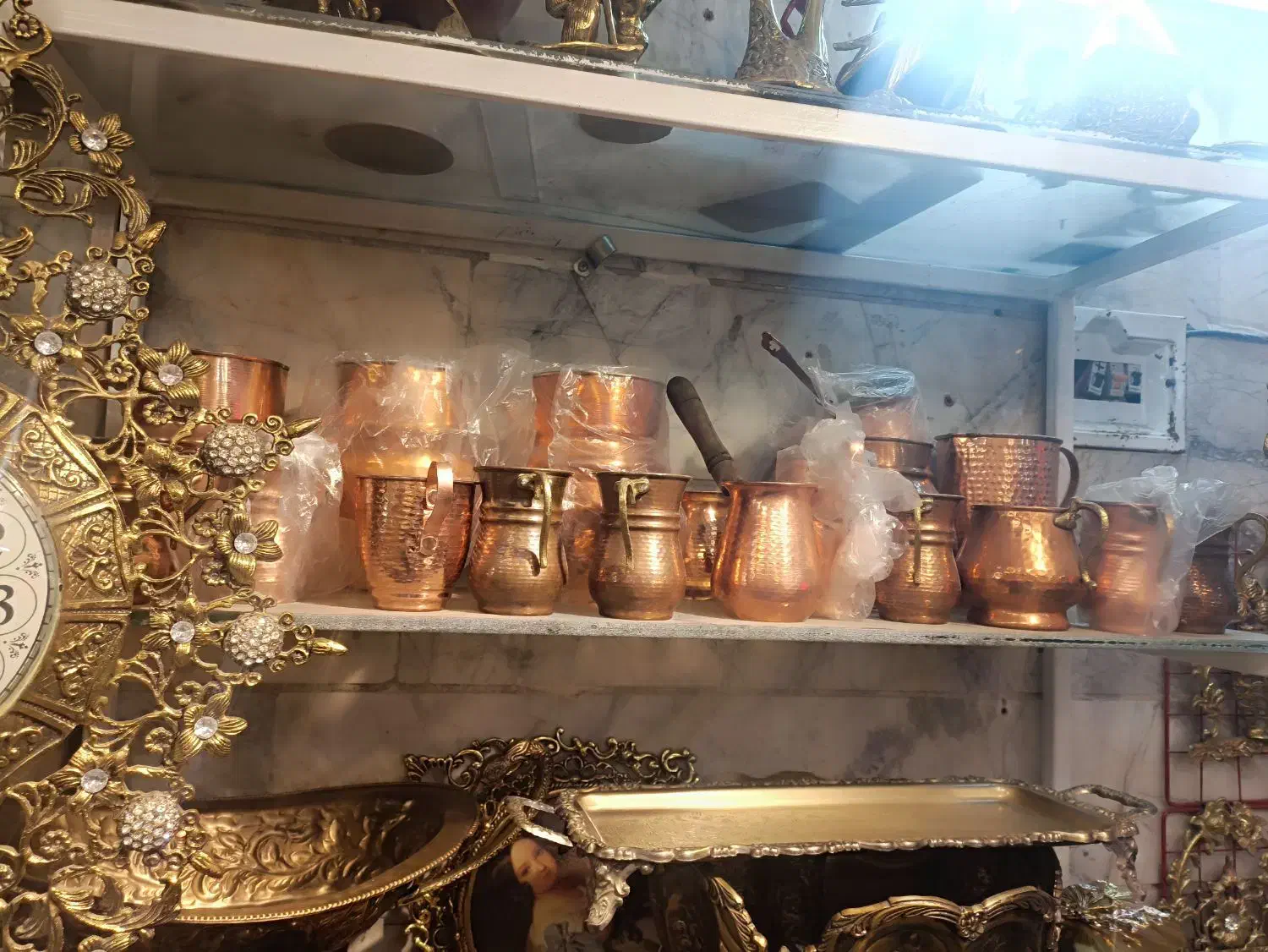 ظروف مسی|صنایع دستی و سایر لوازم تزئینی|ماهدشت, |دیوار