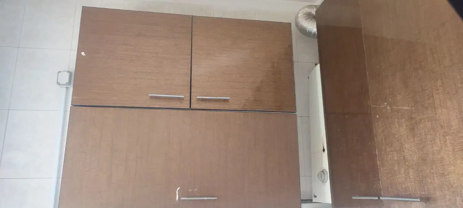 کابینت فلزی با درب های MDF|مصالح و تجهیزات ساختمان|تویسرکان, |دیوار