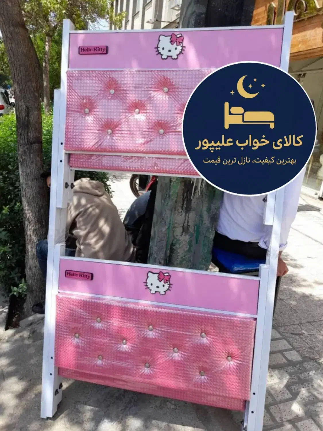 تختخواب ۲دوطبقه(جداشونده)|تخت و سرویس خواب|مشهد, طلاب|دیوار