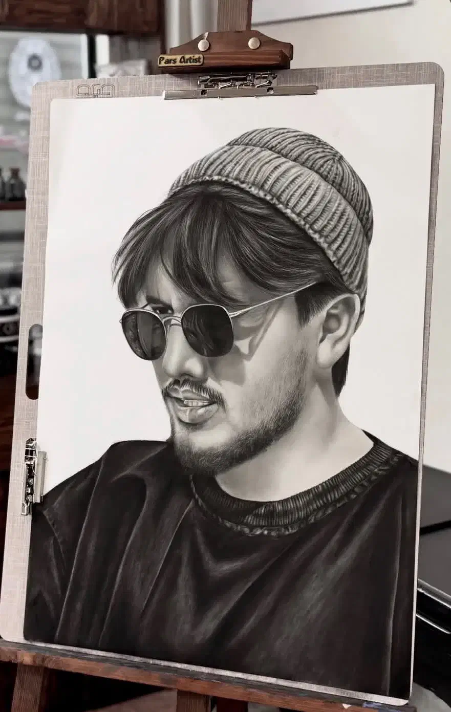 طراحی چهره|تابلو، نقاشی، عکس|برازجان, |دیوار