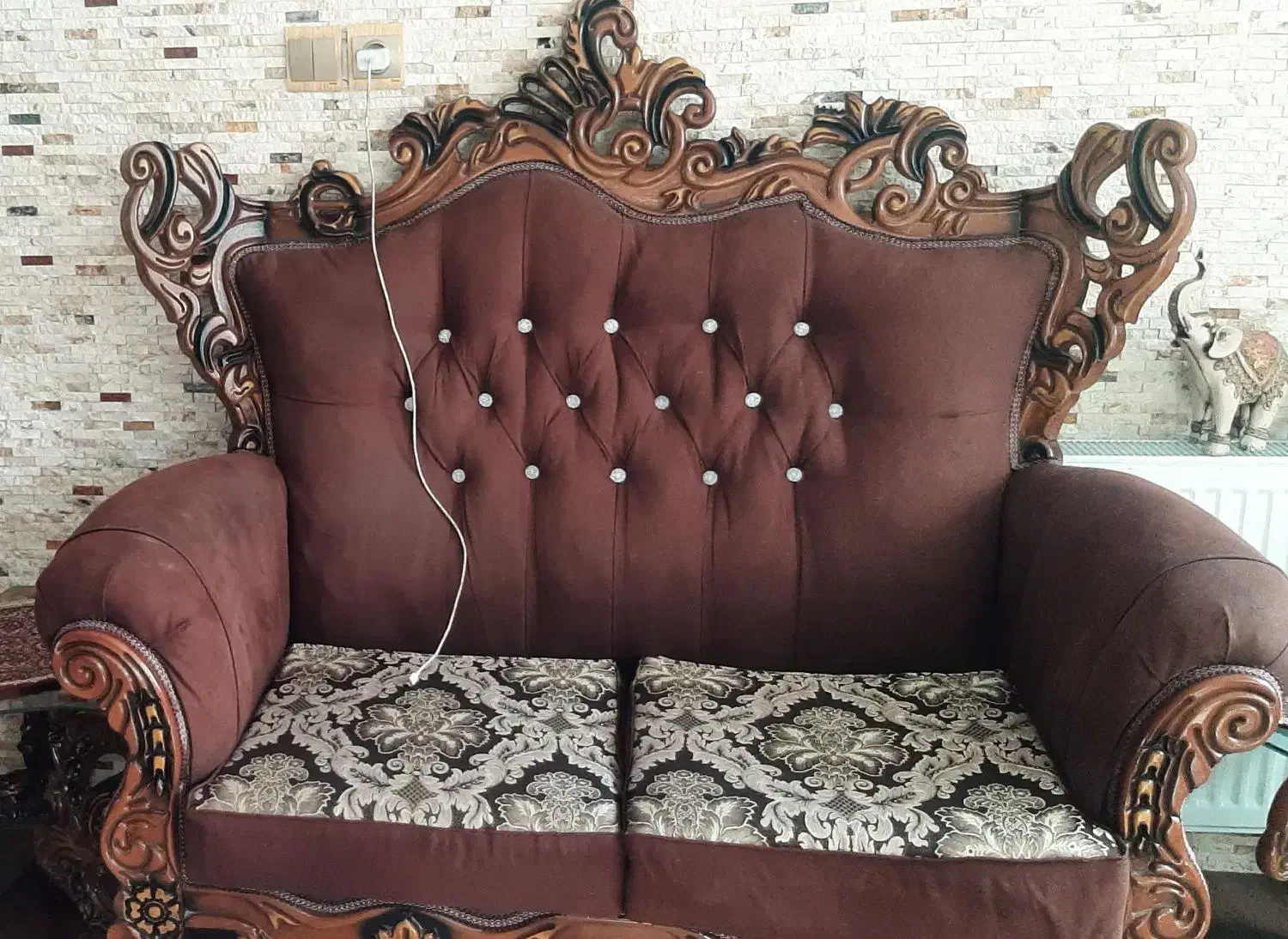 مبل سلطنتی|مبلمان خانگی و میز عسلی|فلاورجان, |دیوار