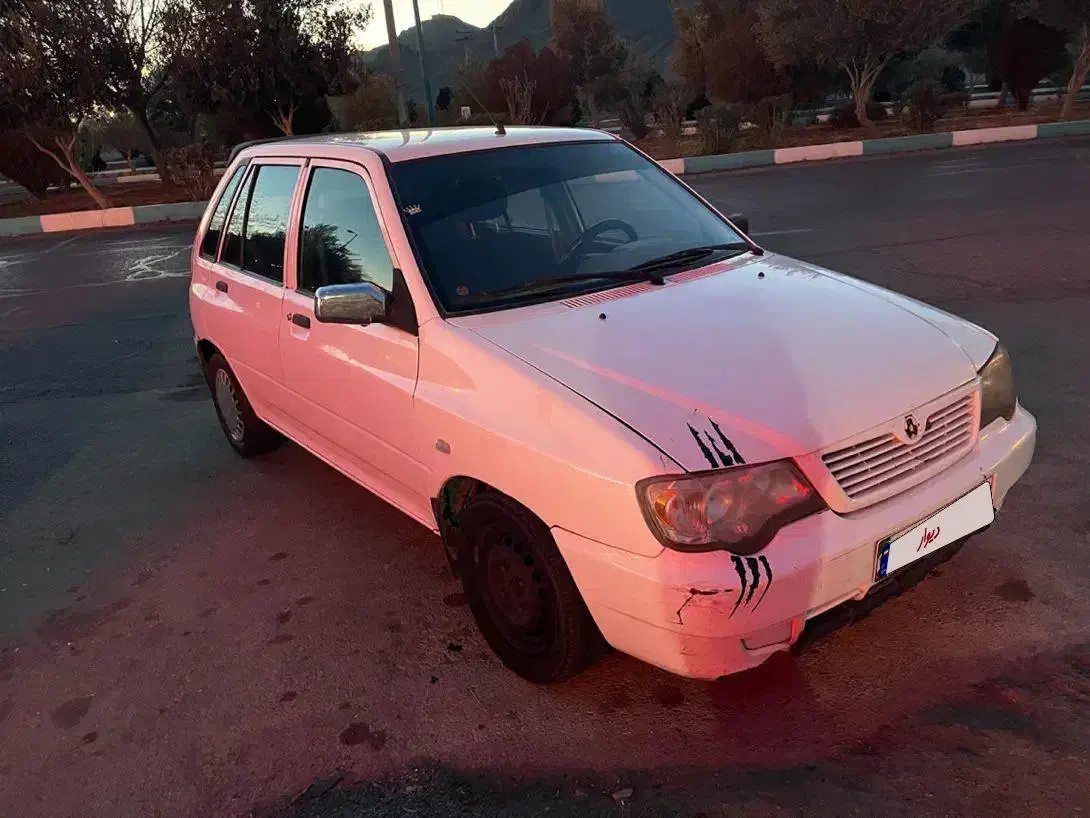 پراید ۱۱۱ سفید مدل ۹۷ تمیز خونگی|خودرو سواری و وانت|یزد, |دیوار