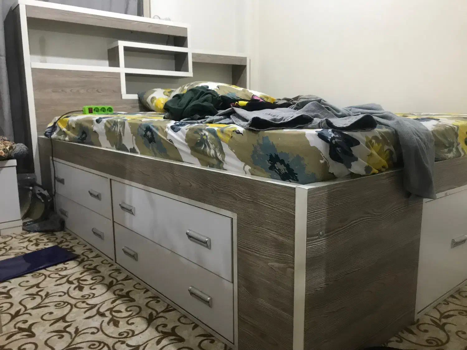 تخت تمام ام دی اف|تخت و سرویس خواب|تهران, مینای شمالی (مخبر)|دیوار