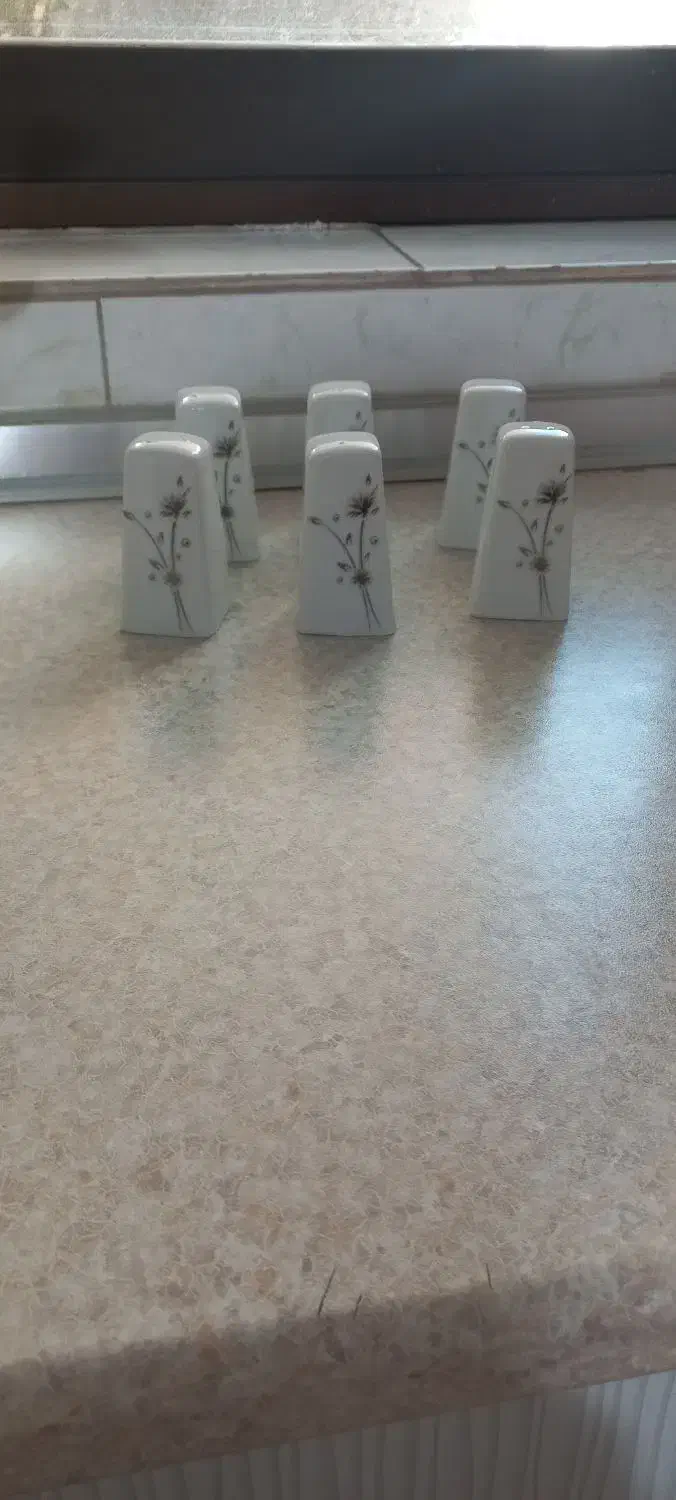 ۶عدد نمکدان|ظروف سرو و پذیرایی|رشت, چمارسرا|دیوار