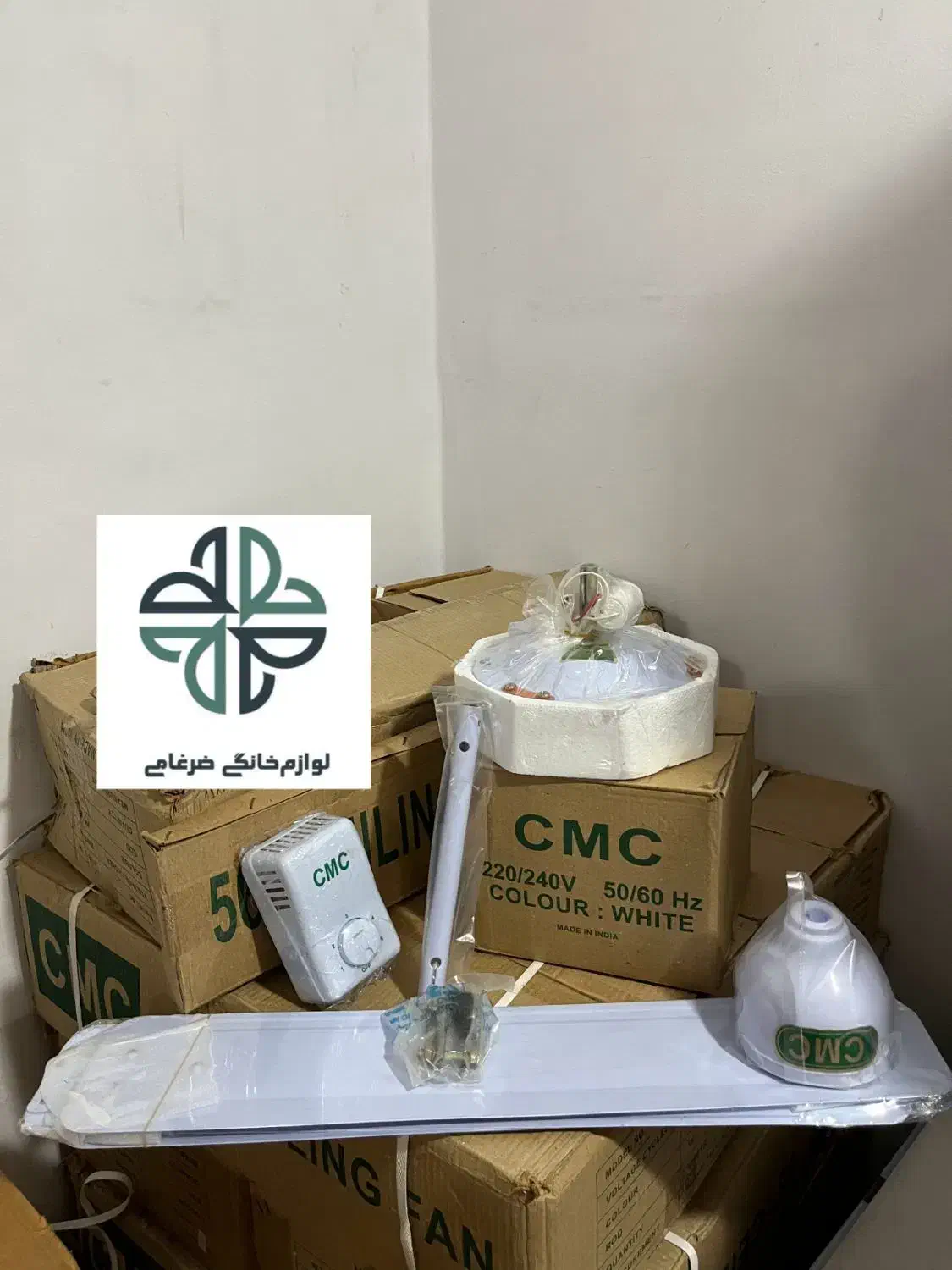 پنکه سقفی سی ام سی cmc هندی|پنکه و تصفیه‌کنندهٔ هوا|اهواز, شهرک دانشگاه|دیوار
