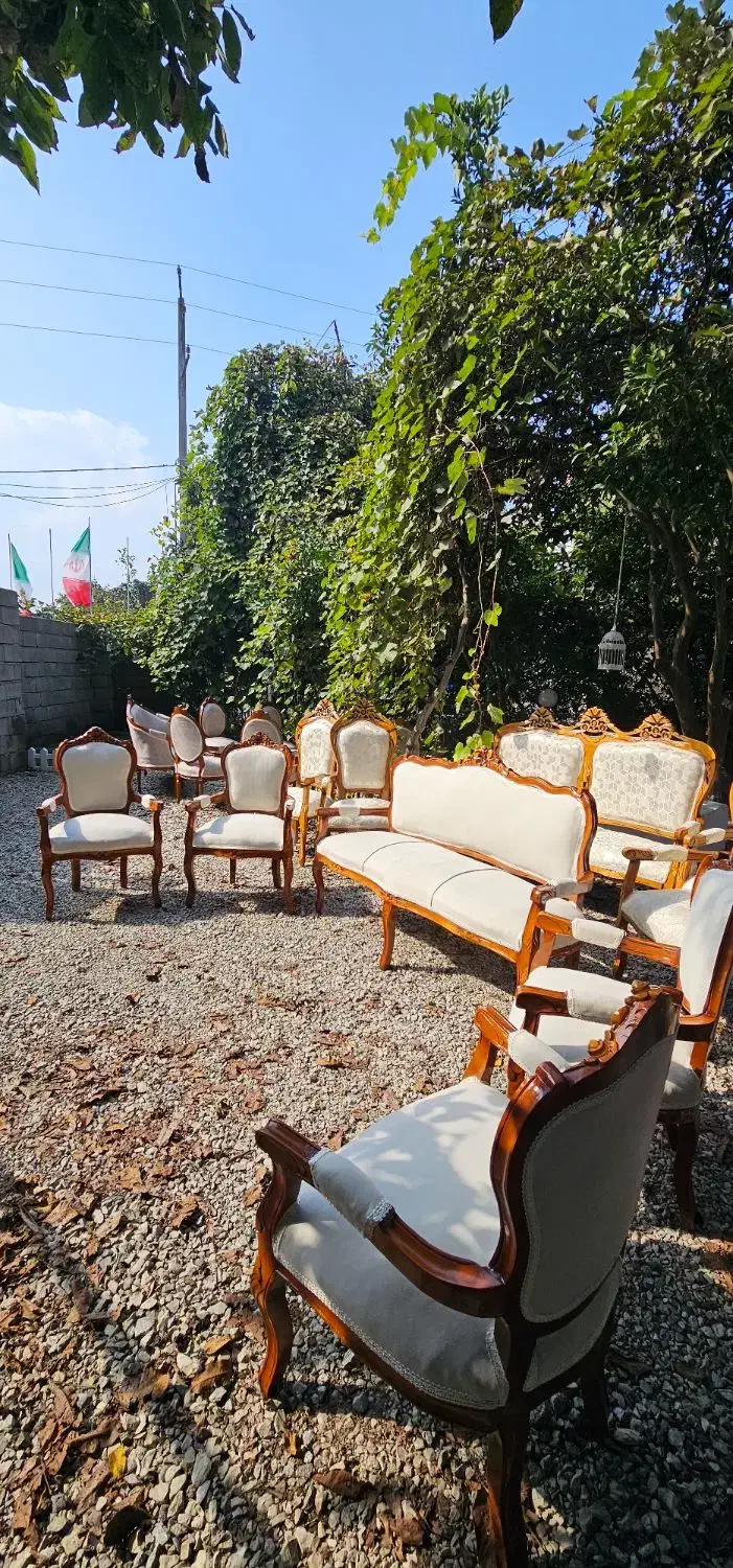 مبل ۷نفره به دلیل تغییر شغل فقط فقط فقط ۲۴۵۰|مبلمان خانگی و میز عسلی|تنکابن, |دیوار