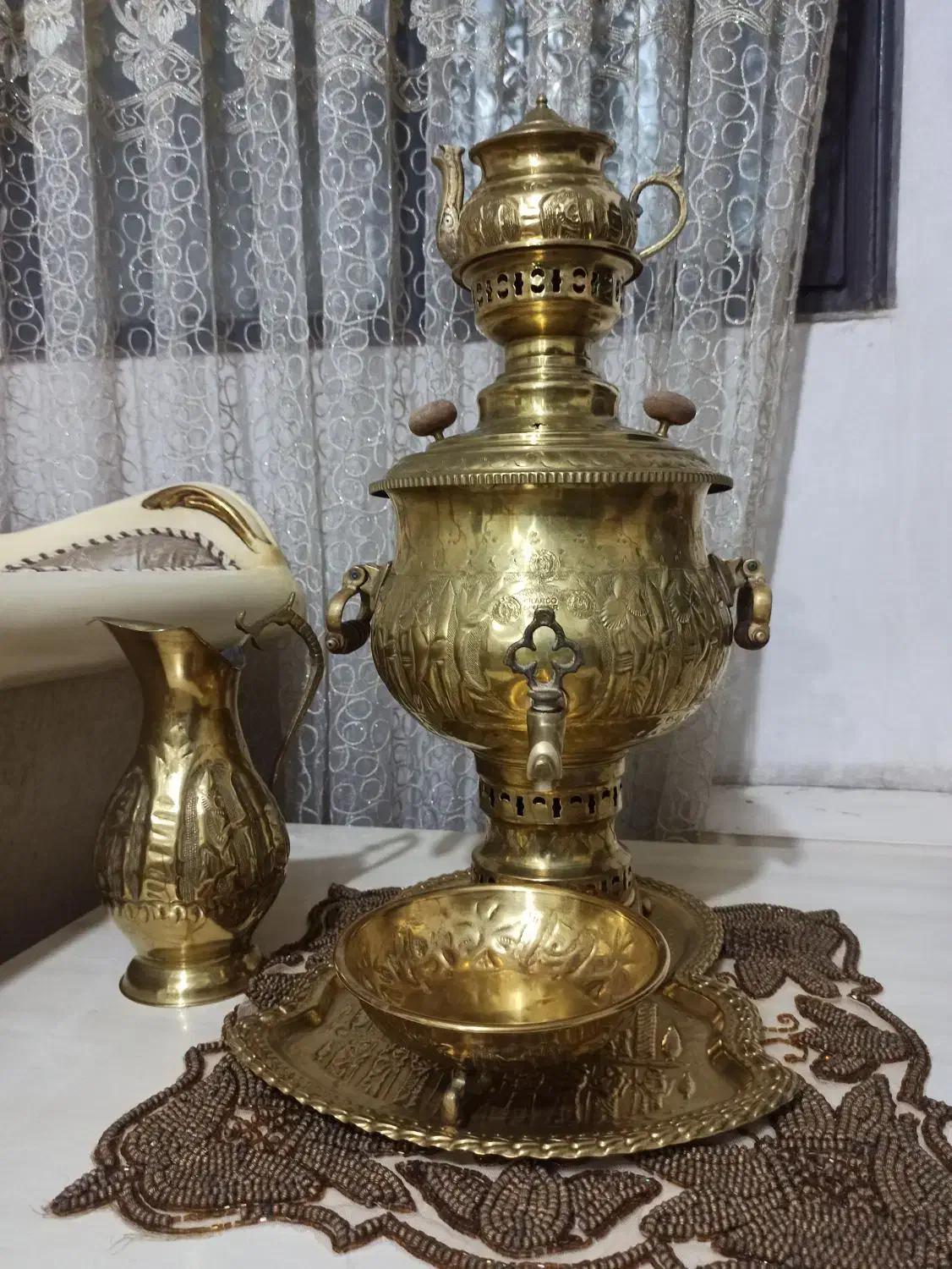 سماور برنز|صنایع دستی و سایر لوازم تزئینی|اسلامشهر, شهرک مصطفی خمینی|دیوار