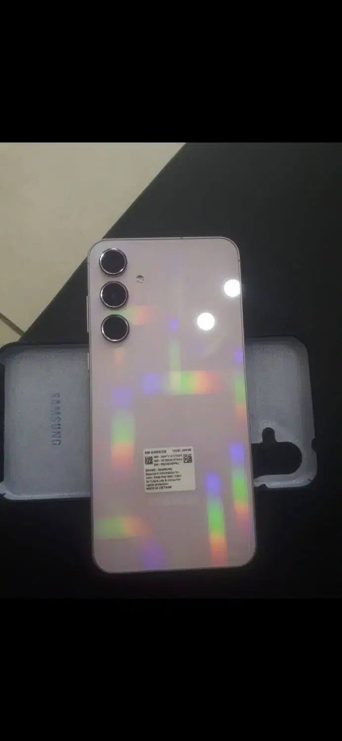 گوشی سامسونگ A55 رم ۱۲ حافظه ۲۵۶ رنگ یاسی|موبایل|سیرجان, |دیوار
