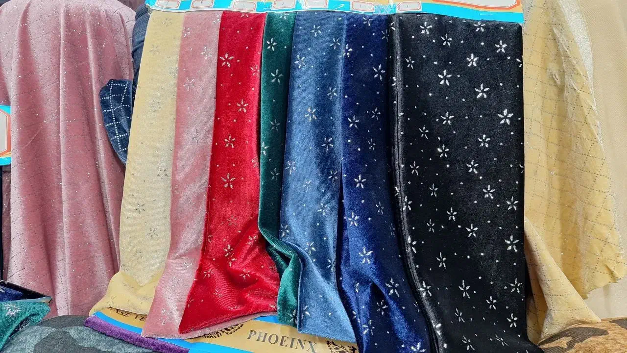 پارچه مخمل طرحدار عمده طاقه|لباس|جوانرود, |دیوار