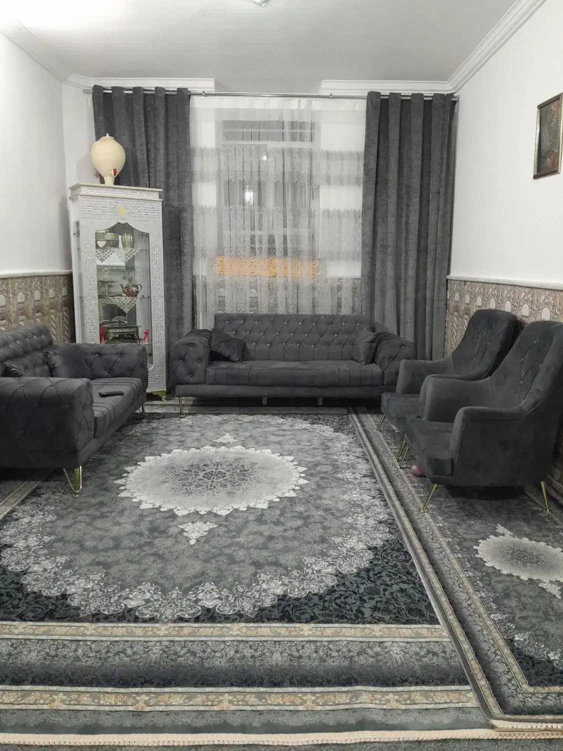 پرده تور واستند گل|پرده، رانر، رومیزی|خاش, |دیوار