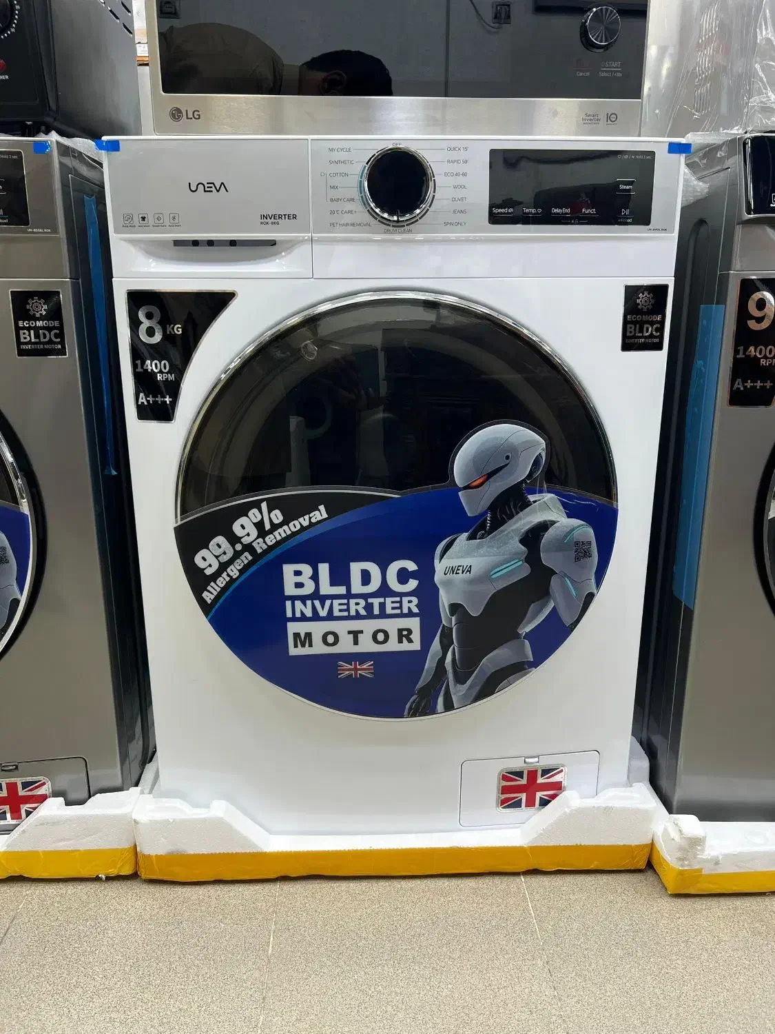 لباسشویی یوینوا  7 تا 9 کیلو گرم|ماشین لباسشویی و خشک‌کن لباس|زاهدان, |دیوار