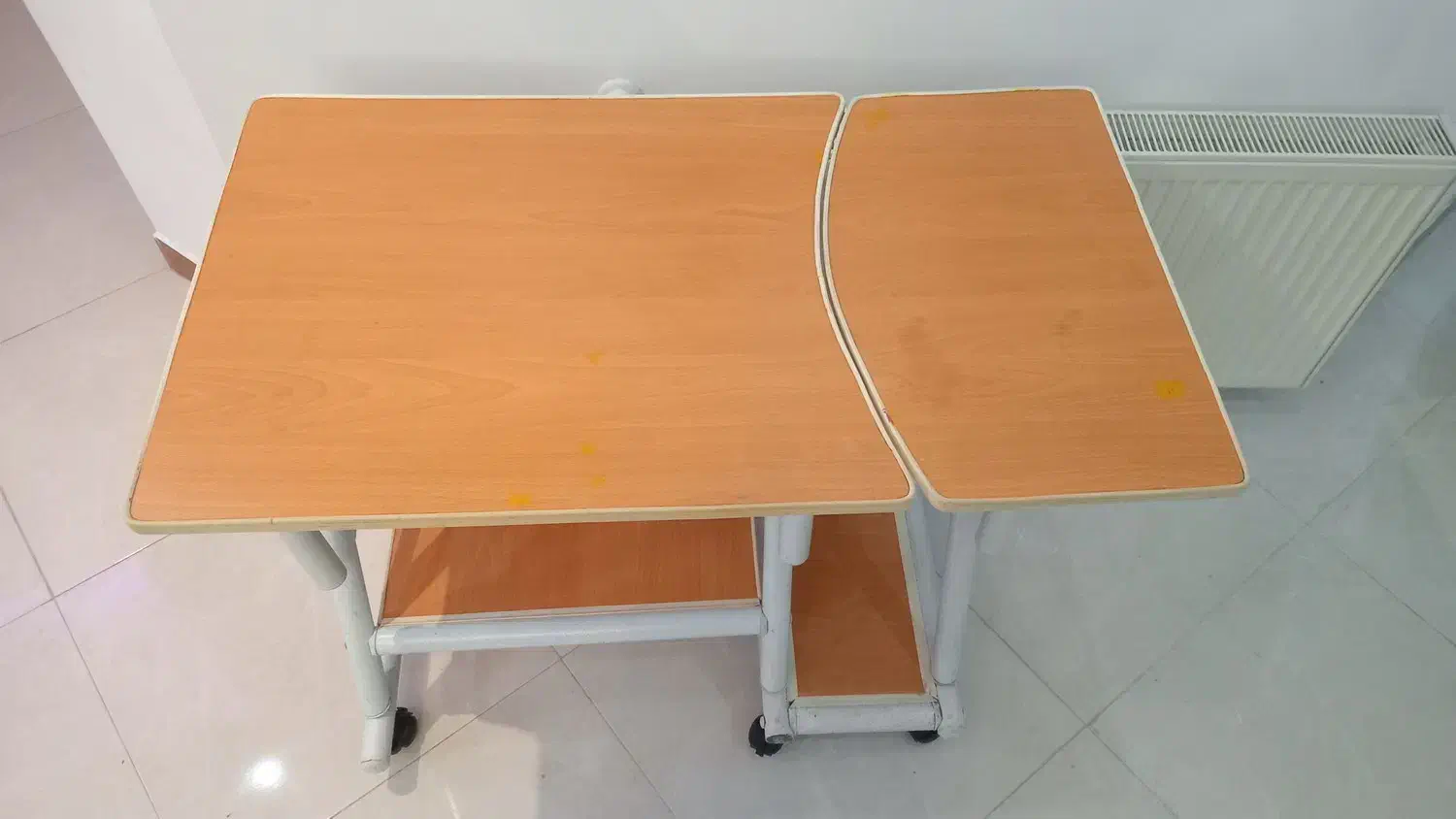 میز کامپیوتر فلزی با صفحه MDF|میز تحریر و کامپیوتر|ساری, |دیوار