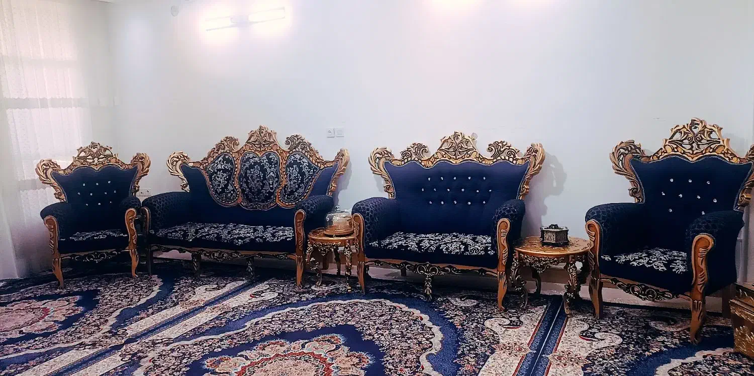 ۳عدد فرش ۹متری تمیز..۱سالونیم استفاده شده..|فرش|فلاورجان, |دیوار