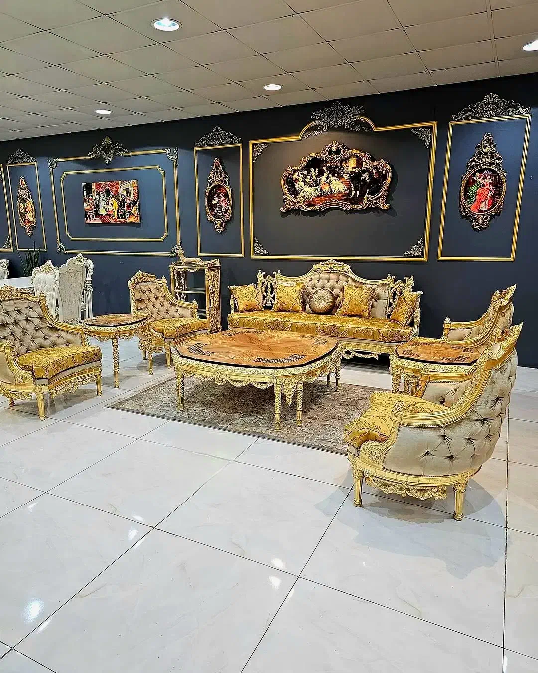 مبل اصیل سلطنتی ایتالیایی آلفردوخرچنگی یونورسال|مبلمان خانگی و میز عسلی|تهران, یافت‌آباد|دیوار