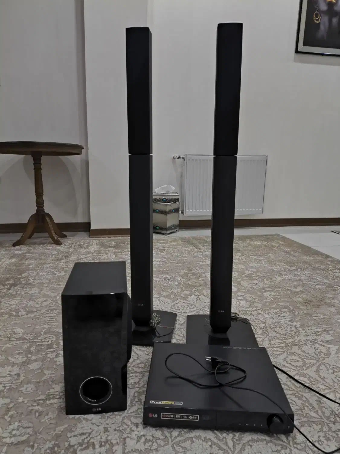 فروش دو عدد باند ویک عدد دی وی دی ویک عددساب ال جی|سیستم صوتی خانگی|قرچک, شهرک الحدید|دیوار