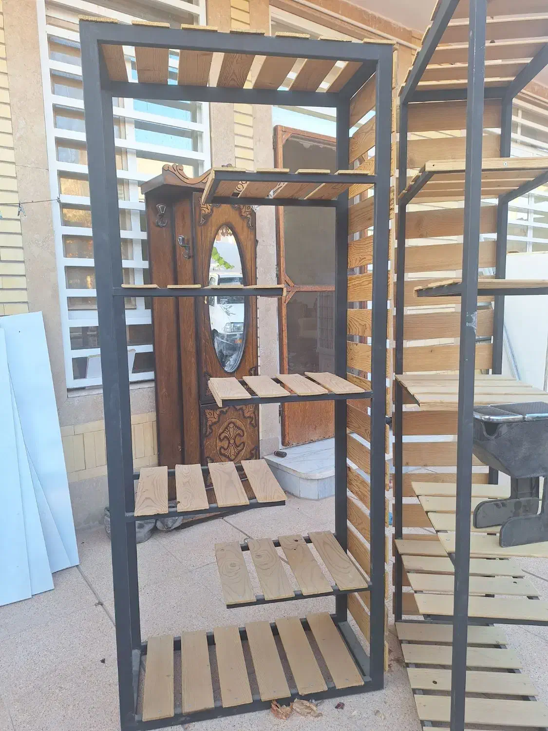 قفسه|کتابخانه، شلف، قفسه‌های دیواری|رفسنجان, |دیوار