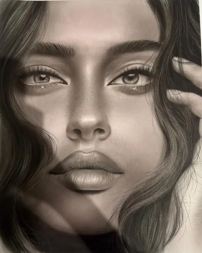 نقاشی حرفه ای سیاه قلم مناسب تابلو|تابلو، نقاشی، عکس|شهرکرد, |دیوار