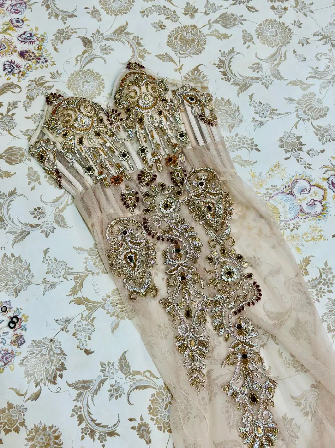 لباس مجلسی جواهر دوزی|لباس|گرمه, |دیوار