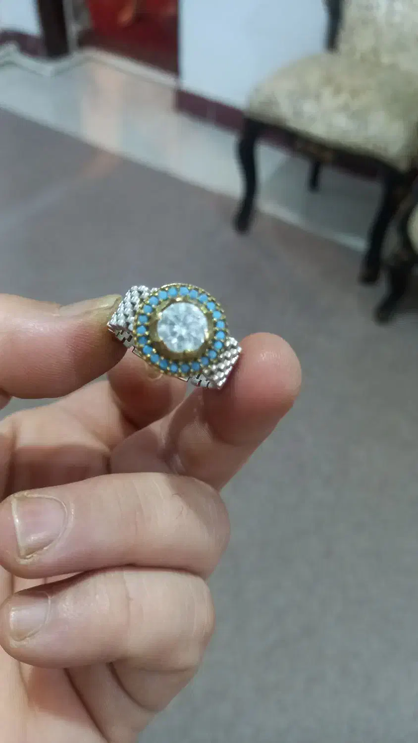 انگشتر نقره خیلی شیک لاکچری|جواهرات|سرپل ذهاب, |دیوار