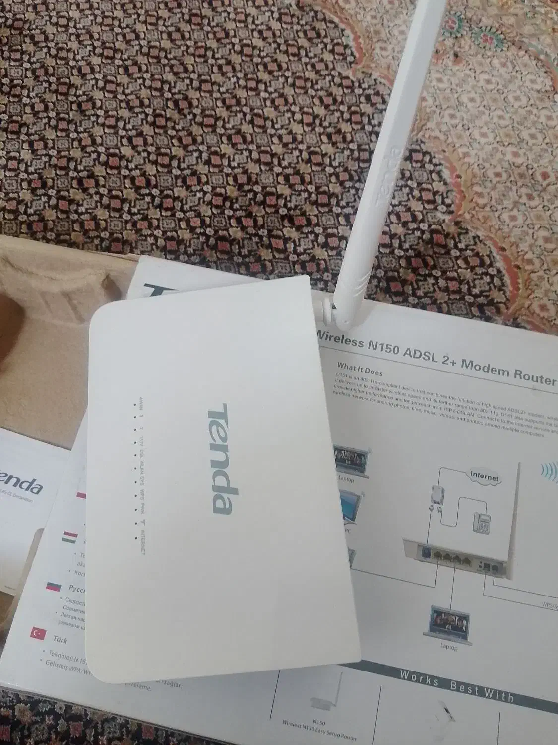 مودم Adsl 2 برند Tenda|مودم و تجهیزات شبکه|تهران, امام زاده عبدالله|دیوار