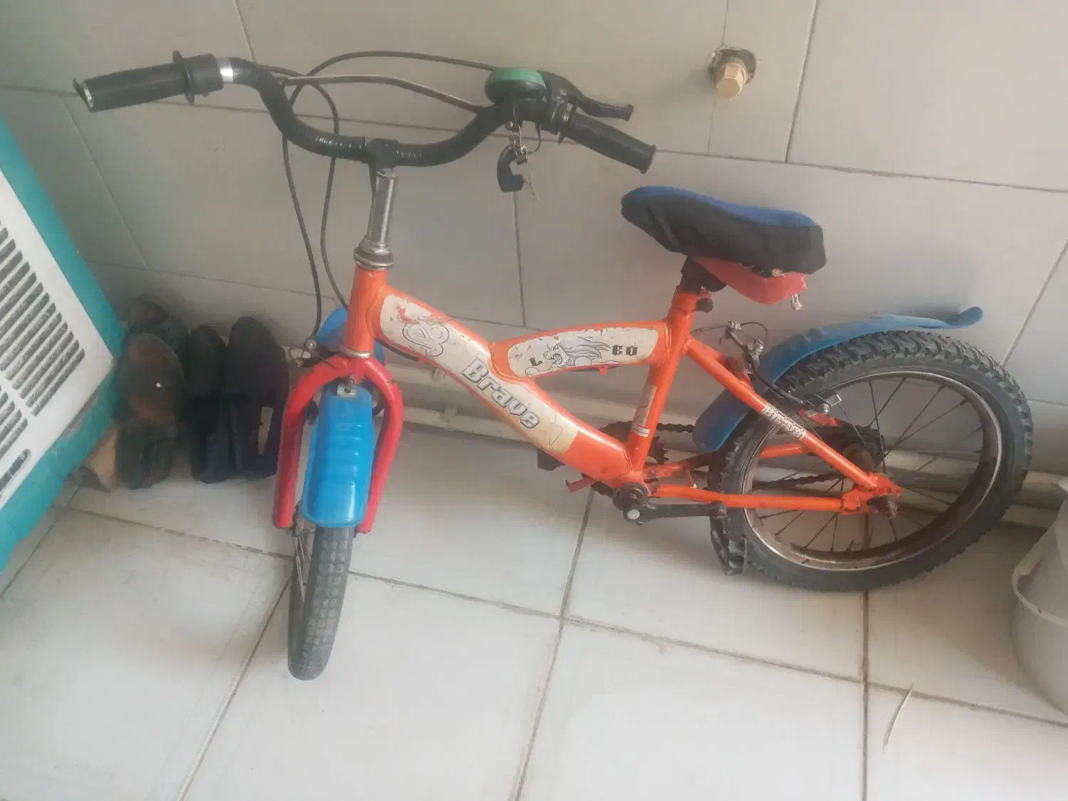 دوچرخه ۱۶ رنگ نارنجی تمیز|دوچرخه، اسکیت، اسکوتر|اصفهان, سودان|دیوار