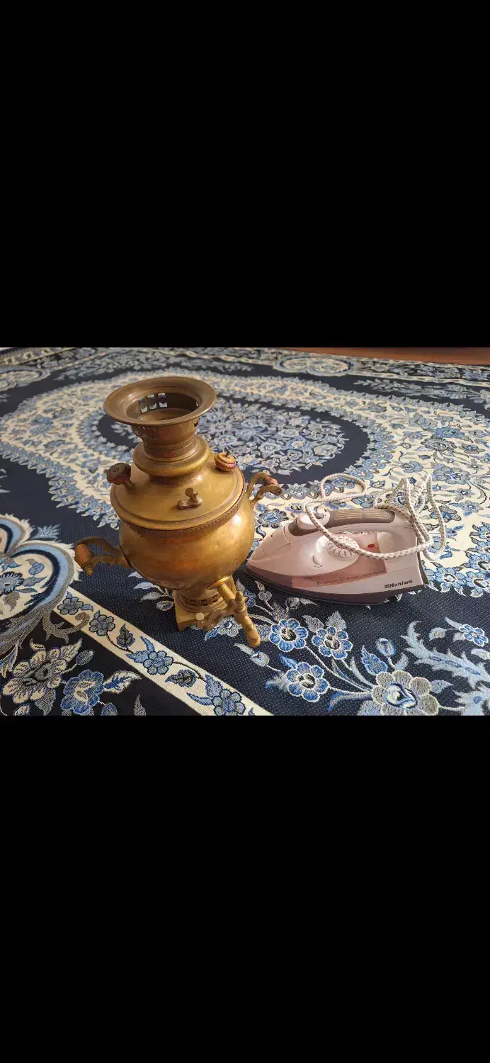 سماور ذغالی و اتو نو|سماور، چای‌ساز، قهوه‌ساز|اردبیل, |دیوار