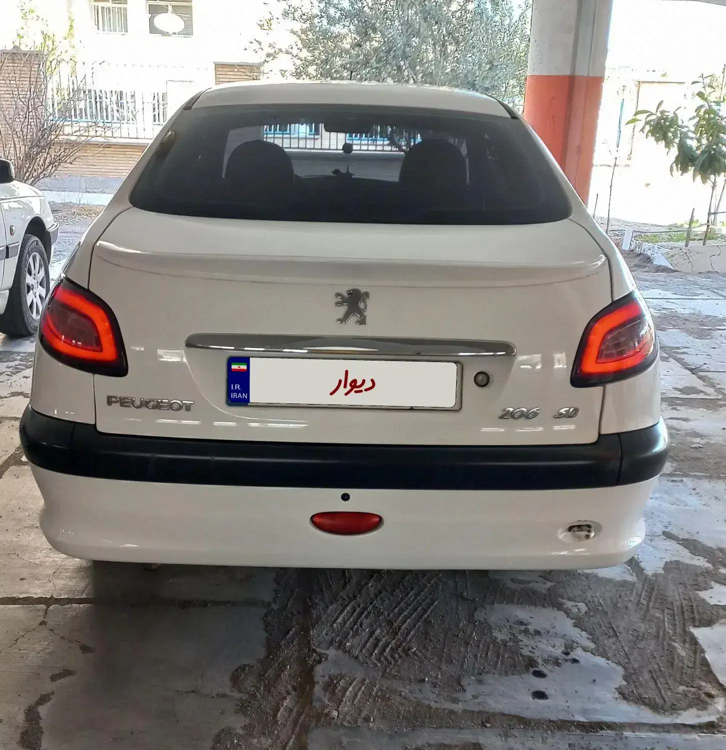 ۲۰۶sd v8 مدل۹۵|خودرو سواری و وانت|فولادشهر, C5|دیوار