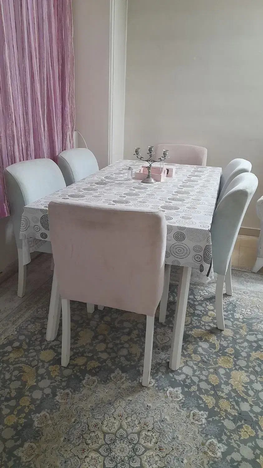 یک دست میز ناهار خوری ۶ نفره سالم|میز و صندلی غذاخوری|فردیس, سرحد آباد|دیوار