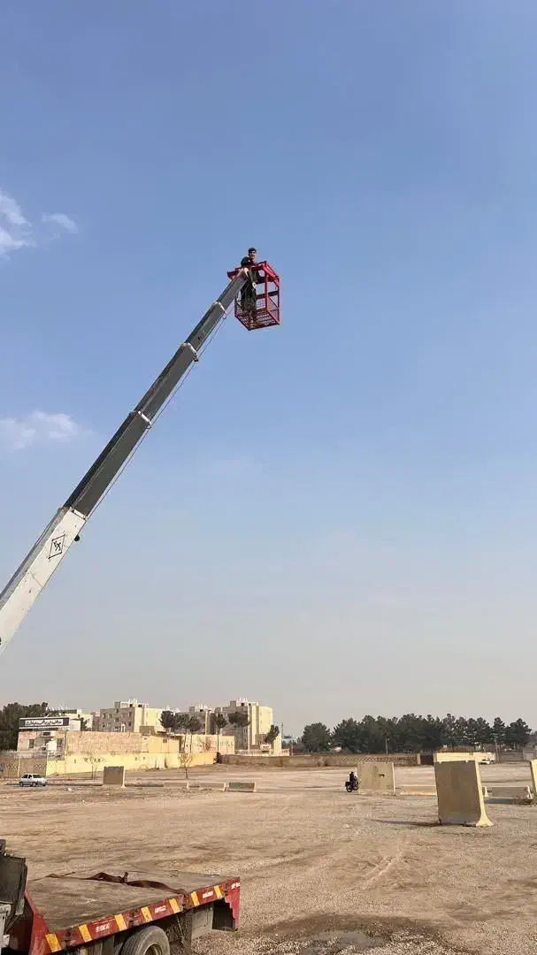 جرثقیل خاور(شبانه روزی)همراه سبدنفربر یاسبدبالابر|خدمات حمل و نقل|مشهد, کوی دروی|دیوار
