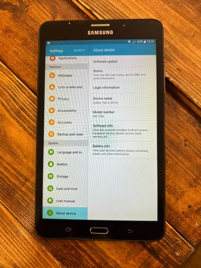 تبلت سامسونگ با جعبه|تبلت|تهران, نیروی هوایی (پیروزی)|دیوار