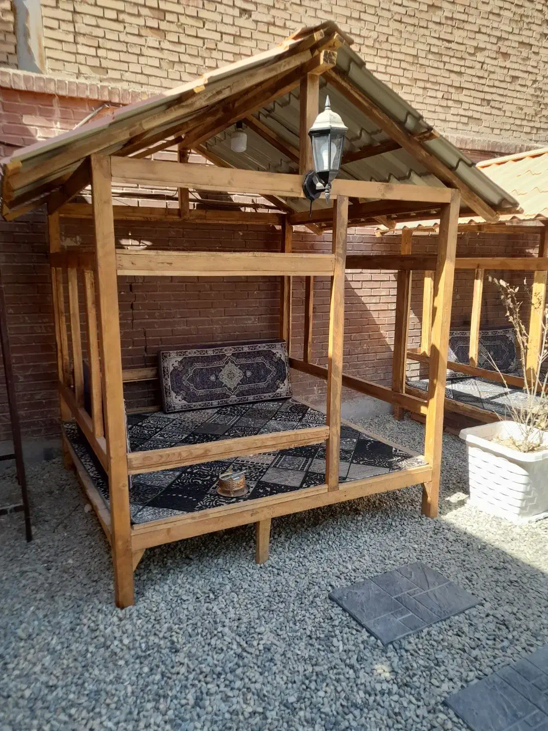 آلاچیق چوبی سفره خونه باغ|کافیشاپ و رستوران|باقرشهر, |دیوار