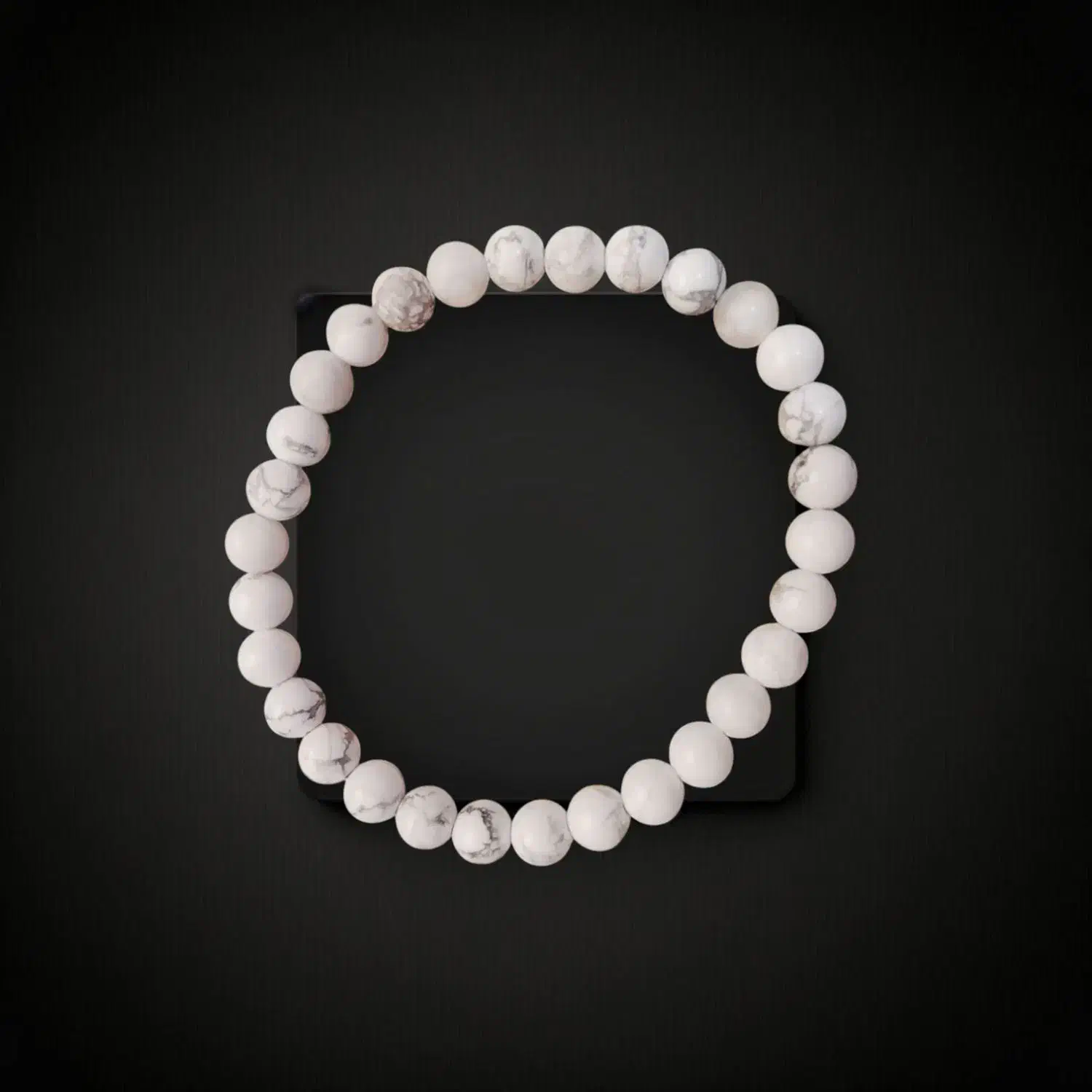 دستبند سنگ هائولیت سفید کد 203|جواهرات|شیراز, ارم|دیوار