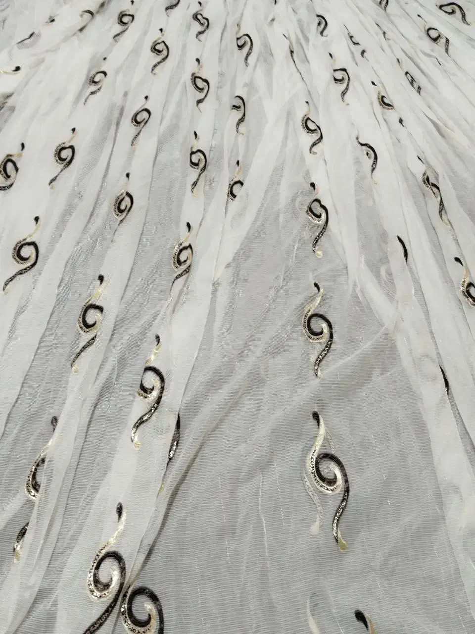 پرده حریر سالم|پرده، رانر، رومیزی|تبریز, |دیوار