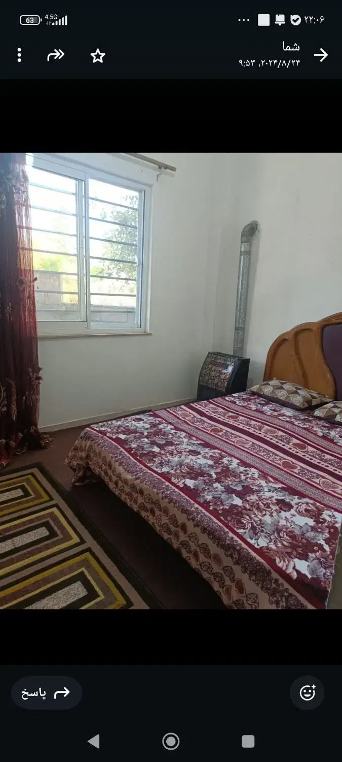 واحد دوخوابه.      کولر دار.|اجارهٔ کوتاه‌مدت آپارتمان و سوئیت|چابکسر, |دیوار