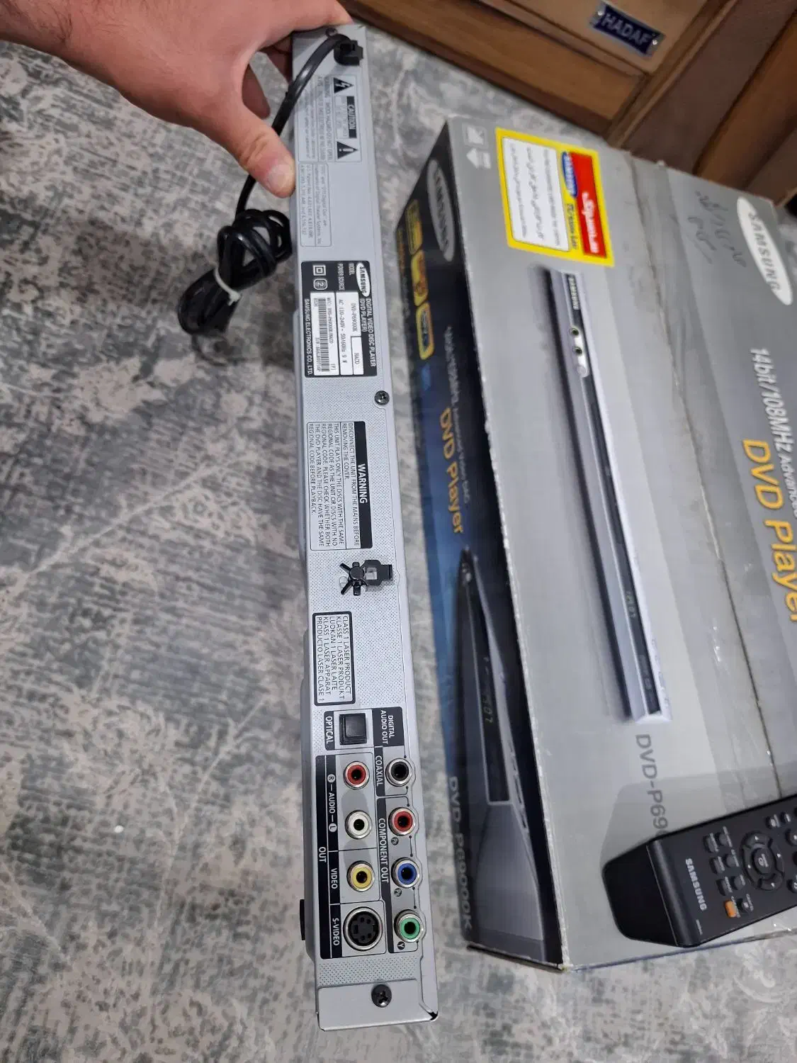 دستگاه DVD PLAYER سامسونگ P69000K|پخش‌کننده DVD و ویدیو|شیراز, فرگاز|دیوار