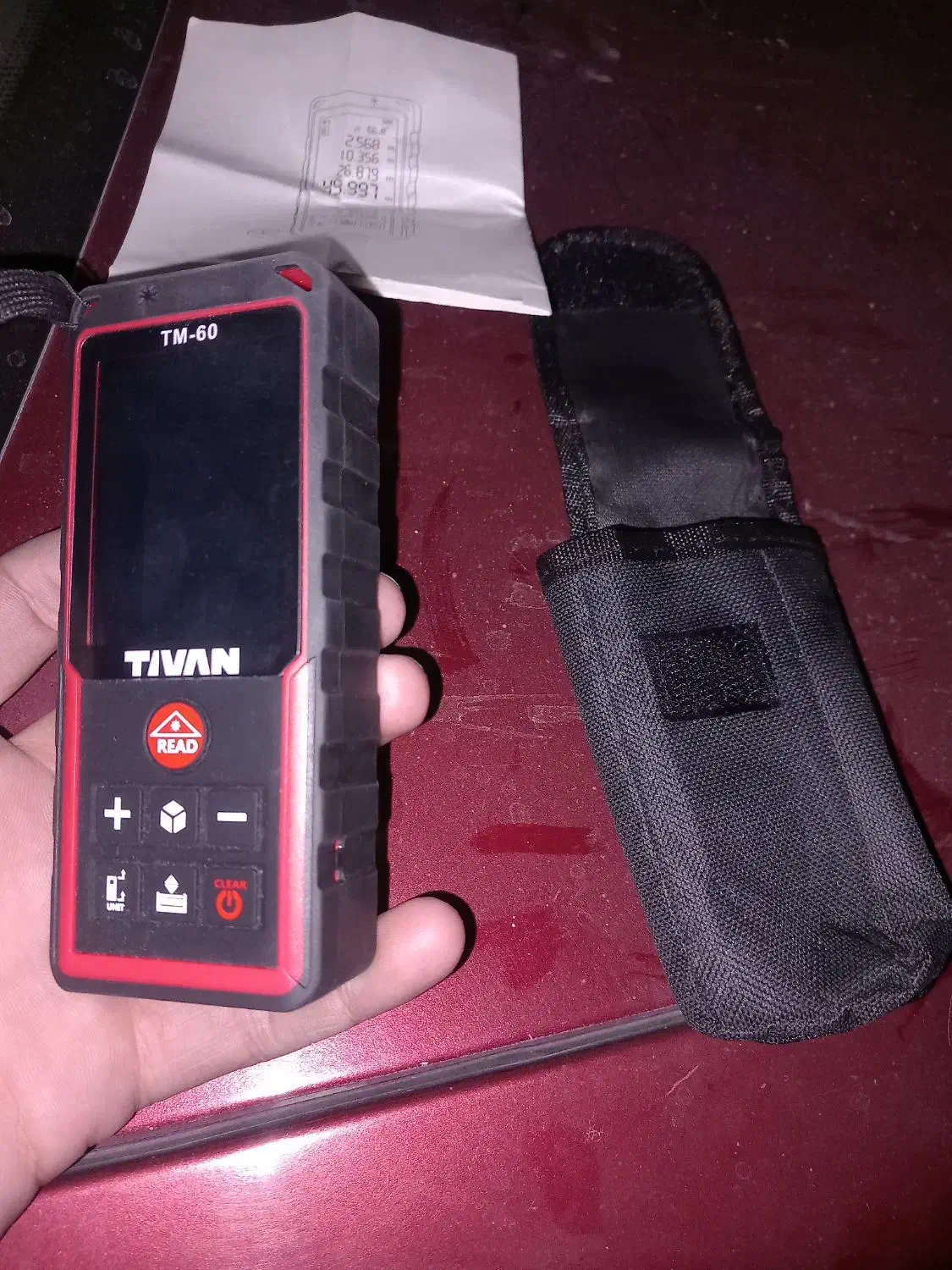 متر لیزری ۶۰ متری  در حد نو  چند بار استفاده شده|ابزارآلات|نسیم‌شهر, |دیوار