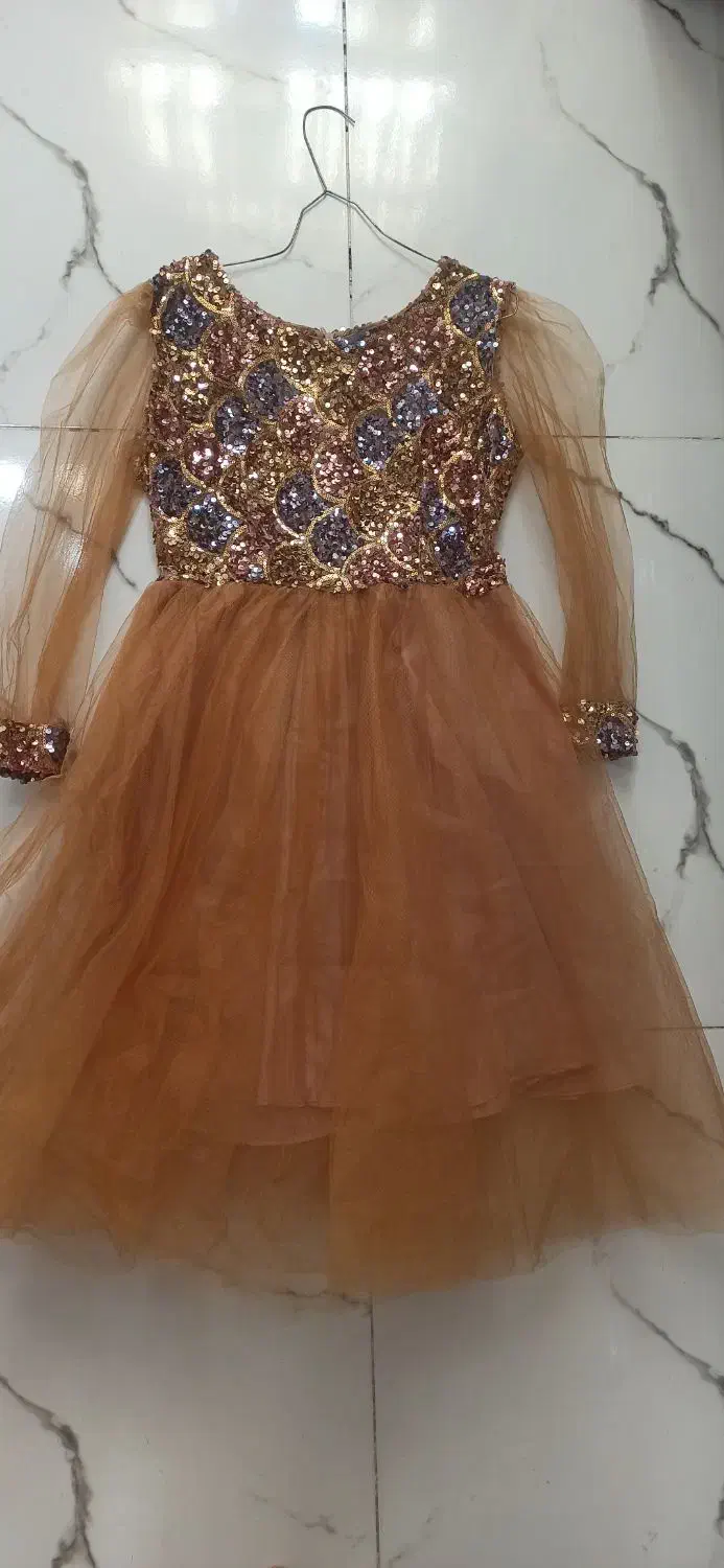 پیراهن مجلسی دخترانه عروسکی شیک|لباس|بناب, |دیوار