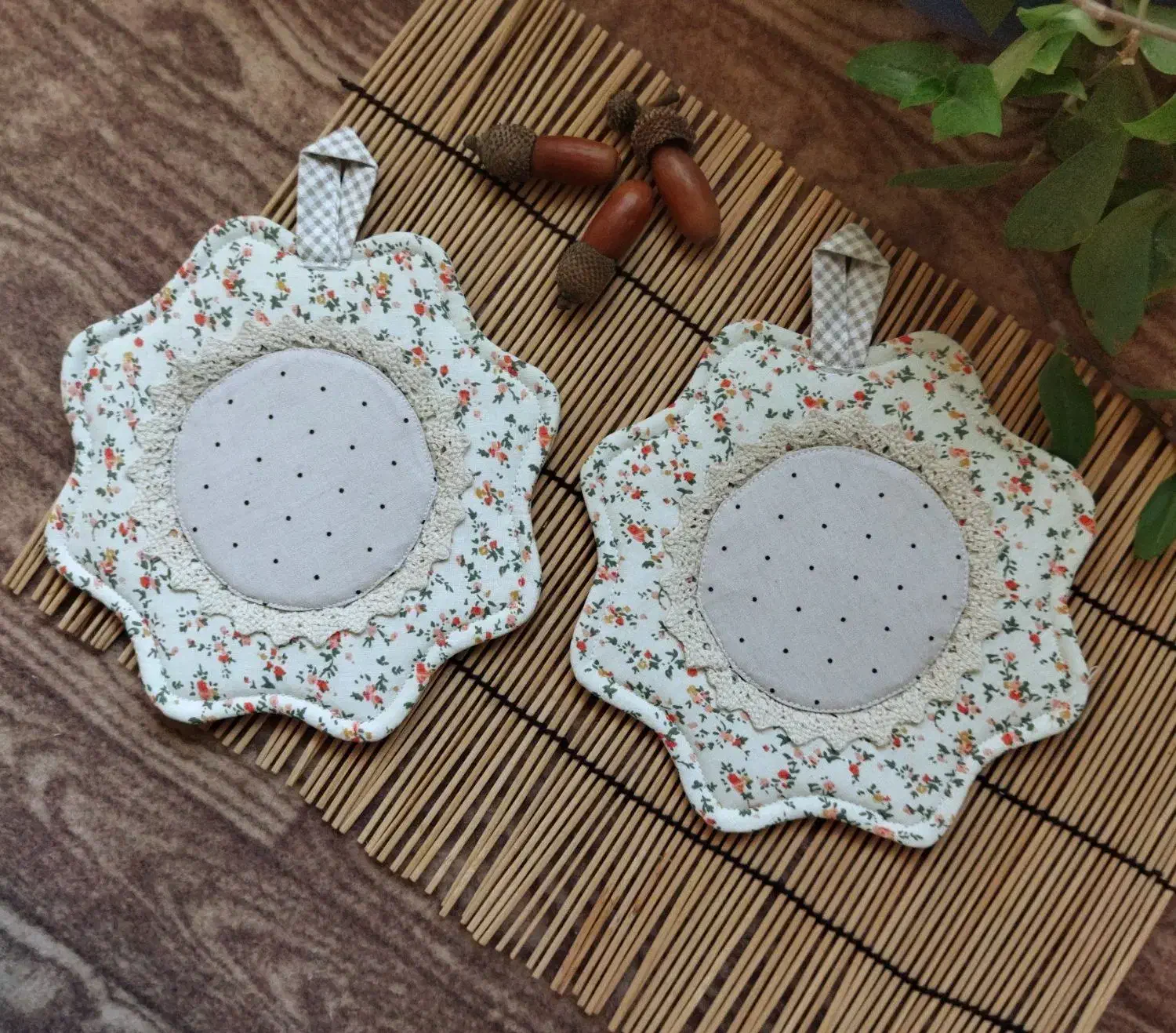 سرویس آشپزخانه آماده ی فروش با پارچه کتان نخ ترک|سفره، حوله، دستمال آشپزخانه|قیدار, |دیوار