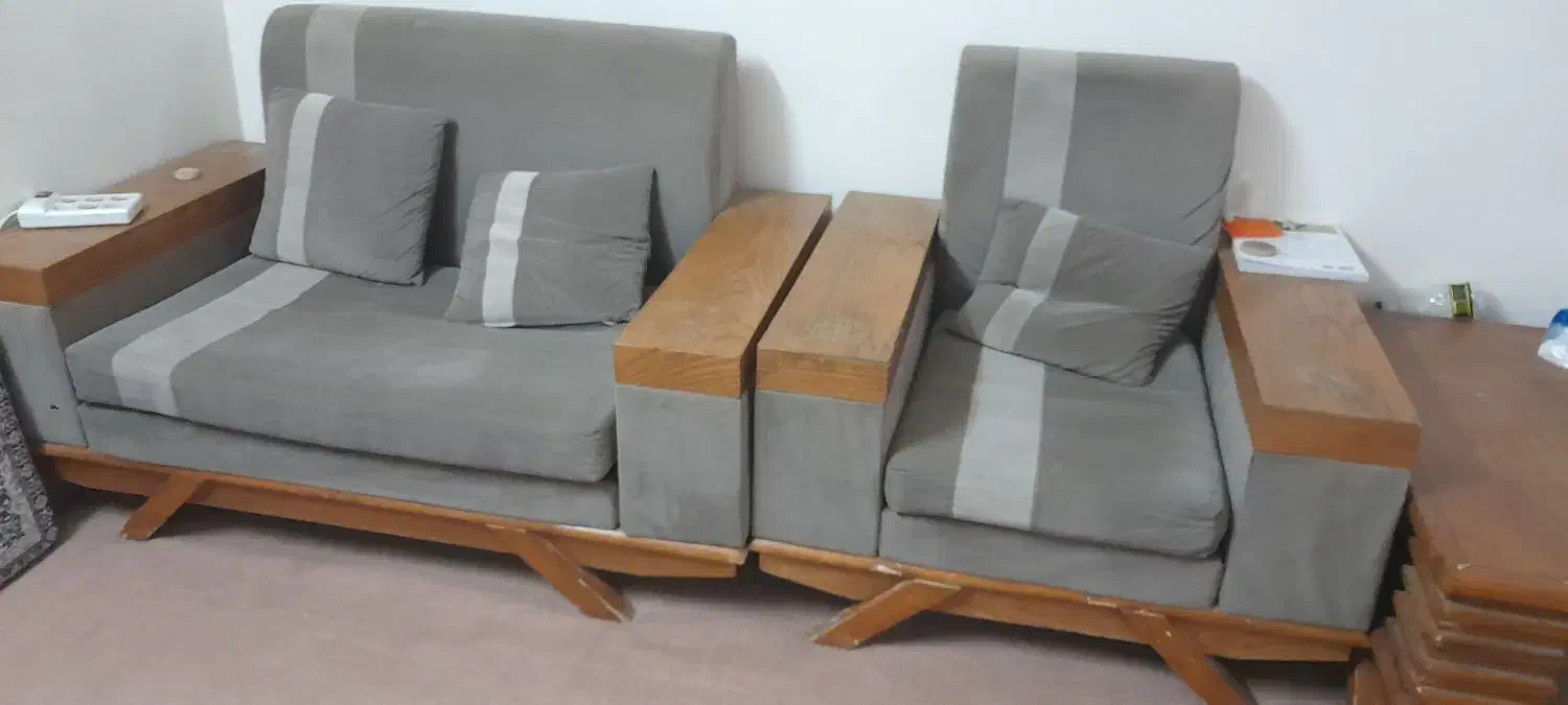 ست مبل هفت نفره با میز عسلی|مبلمان خانگی و میز عسلی|مشهد, نیزه|دیوار