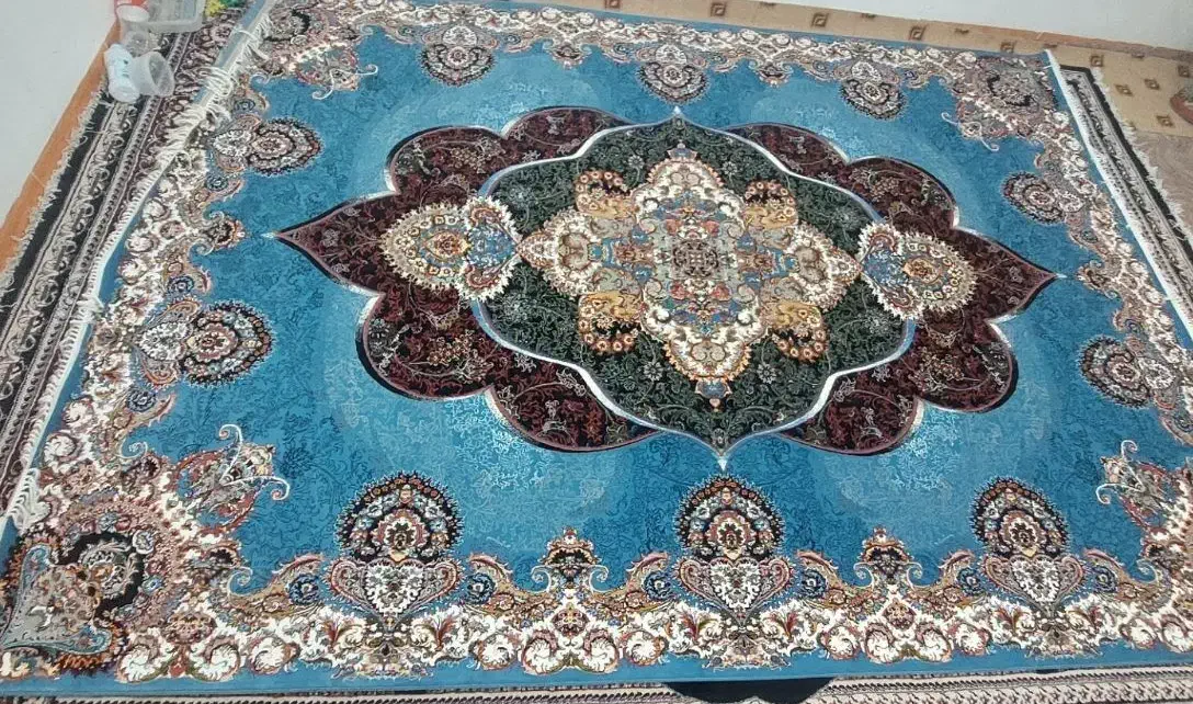 چهارتخته فرش نو استفاده نشده 9متری 700شانه|فرش|قصرشیرین, |دیوار