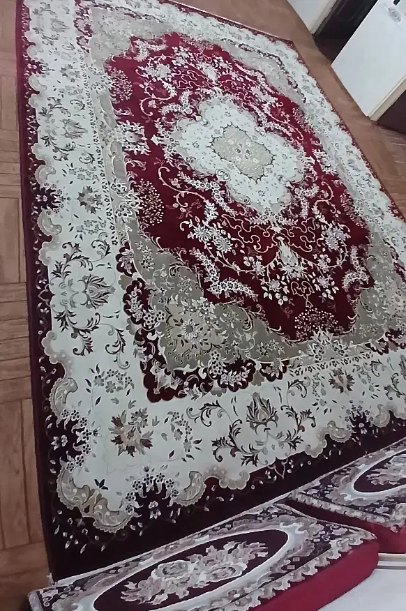 فرش ۱۲ متری ، دوجفت پشتی|فرش|قدس, شهر‌قدس|دیوار