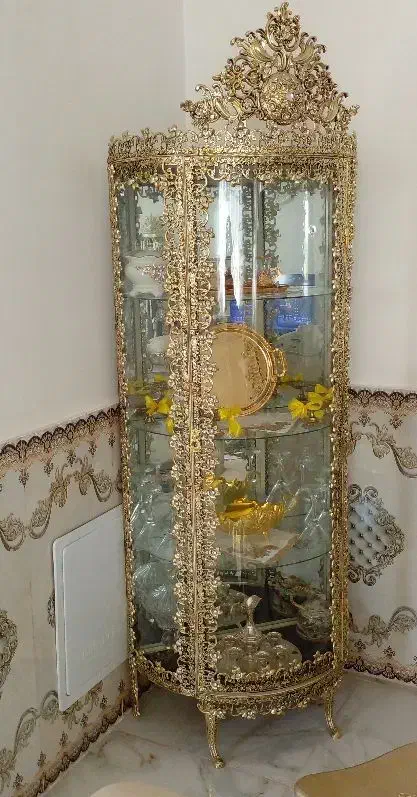 بوفه وایینه شمعدان|بوفه، ویترین، کنسول|کنگاور, |دیوار